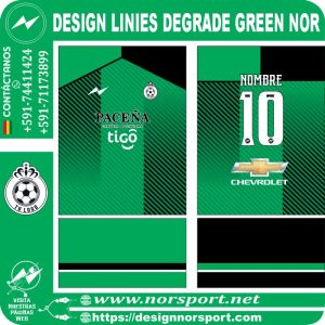 DESIGN LINIES DEGRADE GREEN NOR