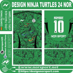 DESIGN NINJA TURTLES 24 NOR