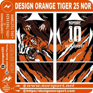 DESIGN ORANGE TIGER 25 NOR