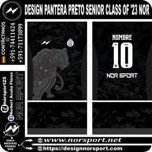 DESIGN PANTERA PRETO SENIOR CLASS OF '23 NOR