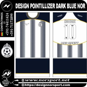 DESIGN POINTILLIZER DARK BLUE NOR