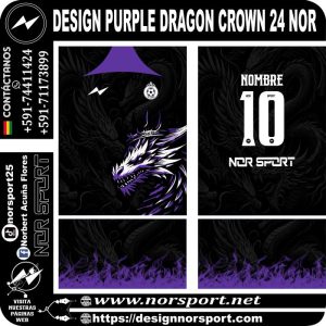 DESIGN PURPLE DRAGON CROWN 24 NOR