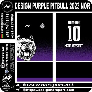 DESIGN PURPLE PITBULL 2023 NOR
