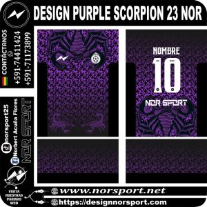 DESIGN PURPLE SCORPION 23 NOR