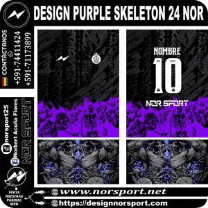 DESIGN PURPLE SKELETON 24 NOR