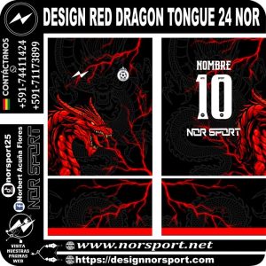 DESIGN RED DRAGON TONGUE 24 NOR