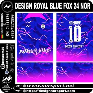 DESIGN ROYAL BLUE FOX 24 NOR