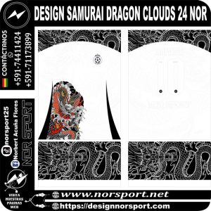 DESIGN SAMURAI DRAGON CLOUDS 24 NOR