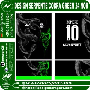 DESIGN SERPENTE COBRA GREEN 24 NOR