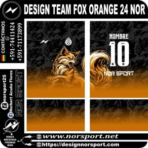 DESIGN TEAM FOX ORANGE 24 NOR