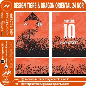 DESIGN TIGRE & DRAGON ORIENTAL 24 NOR