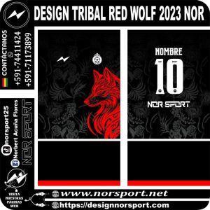 DESIGN TRIBAL RED WOLF 2023 NOR