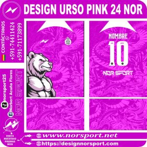 DESIGN URSO PINK 24 NOR