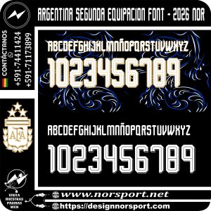 argentina segunda equipacion FONT - 2026 nor